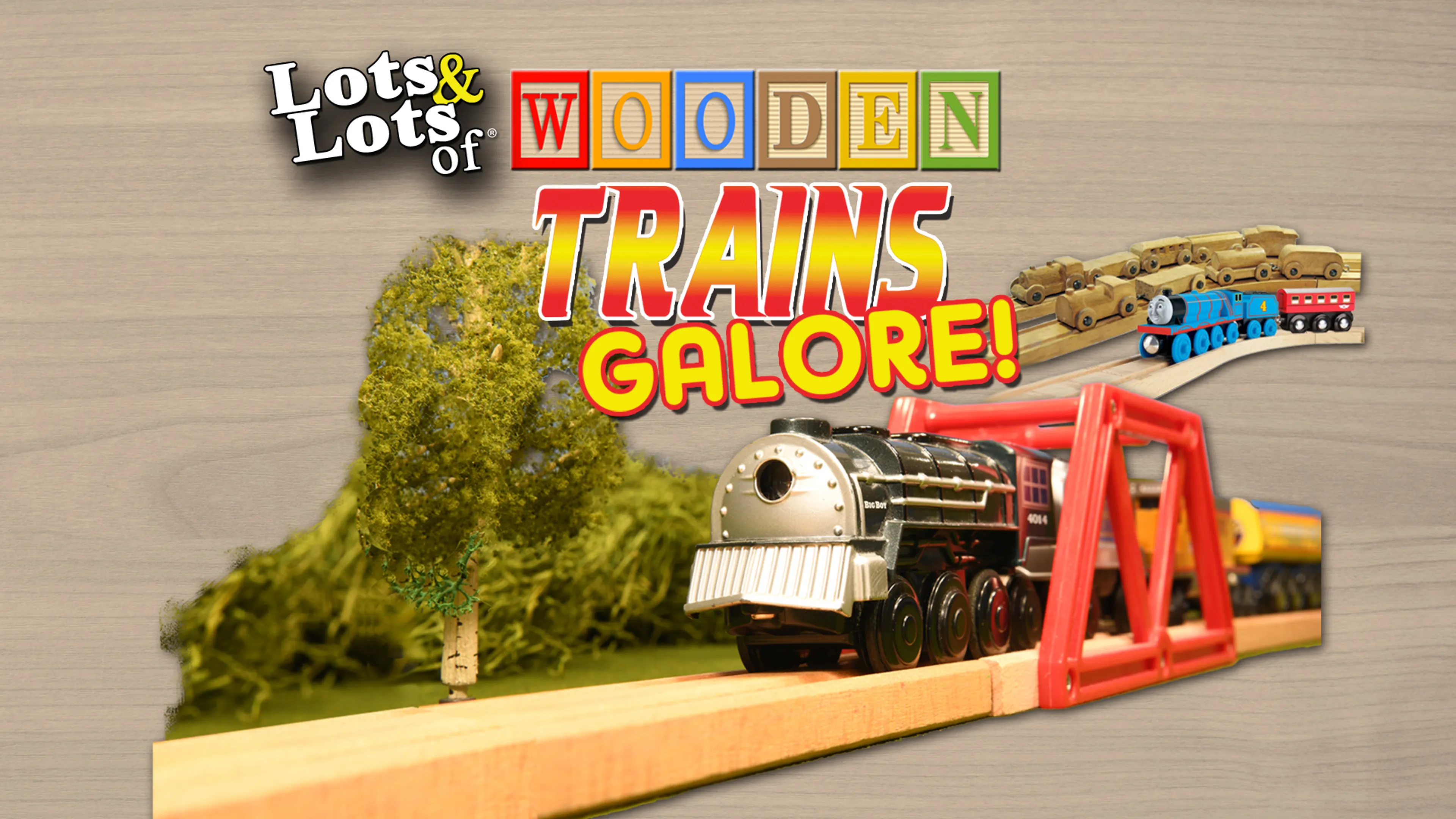 Lots & Lots of Wooden Trains Galore poster